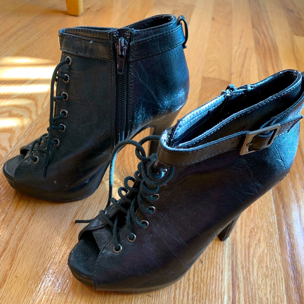 Black booties